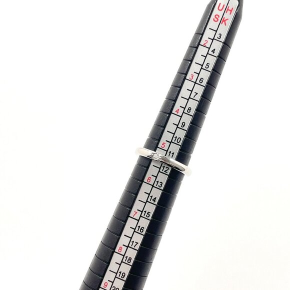 TIFFANY Silver Diamond Ring - Picture 6 of 7